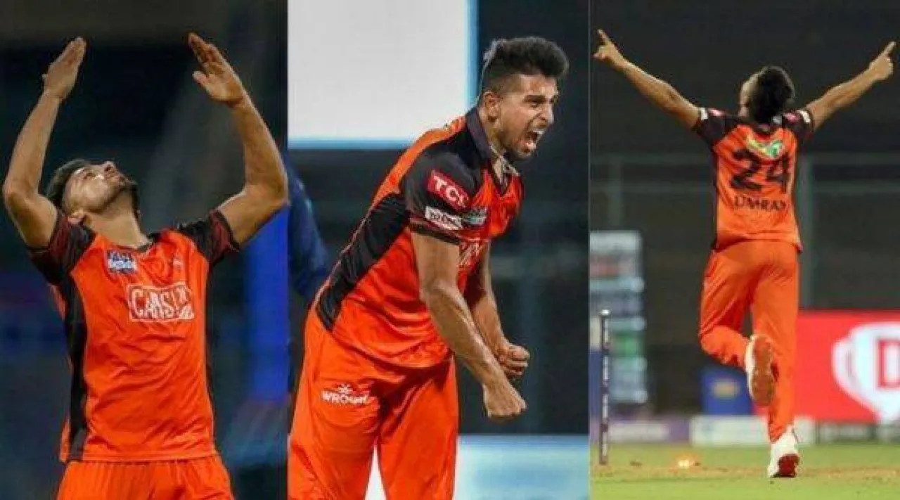 Watch video: Umran Malik breaks his own record, bowling at 157kmph against DC