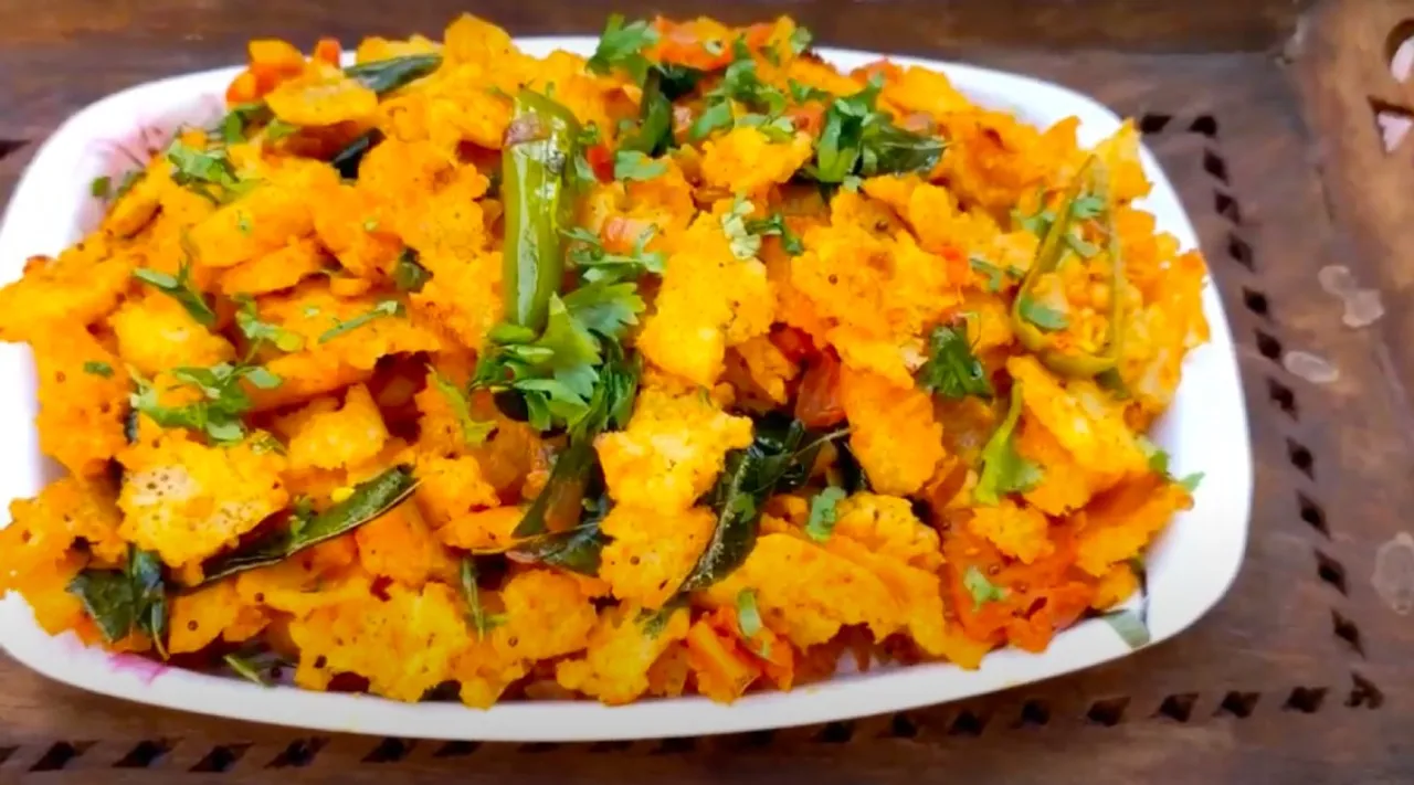 Dosa Upma recipe in tamil: how make dosa Upma in leftover dosa