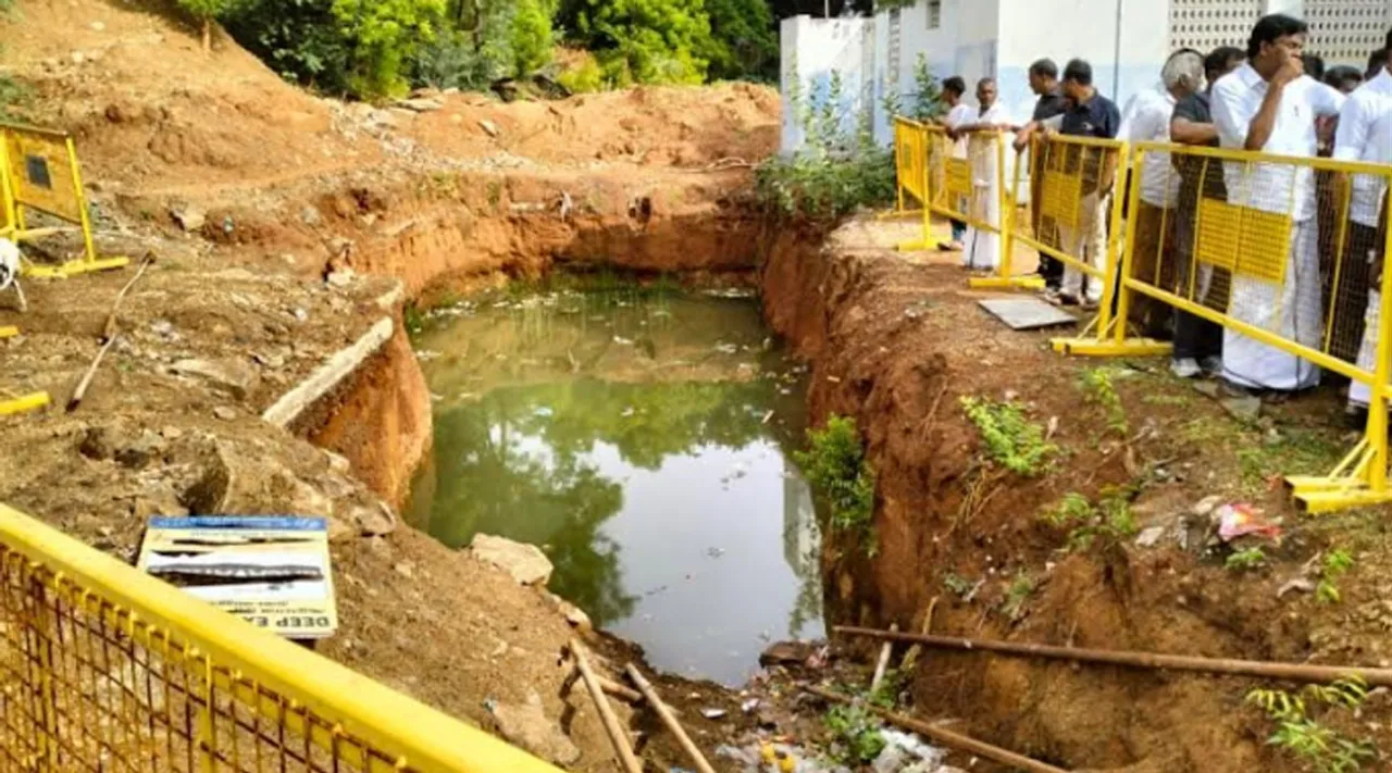 திருச்சியில் மூதாட்டி உயிரை பலி வாங்கிய பாதாள சாக்கடை குழி: மக்கள் கொந்தளிப்பு; அமைச்சர் சமரசம்