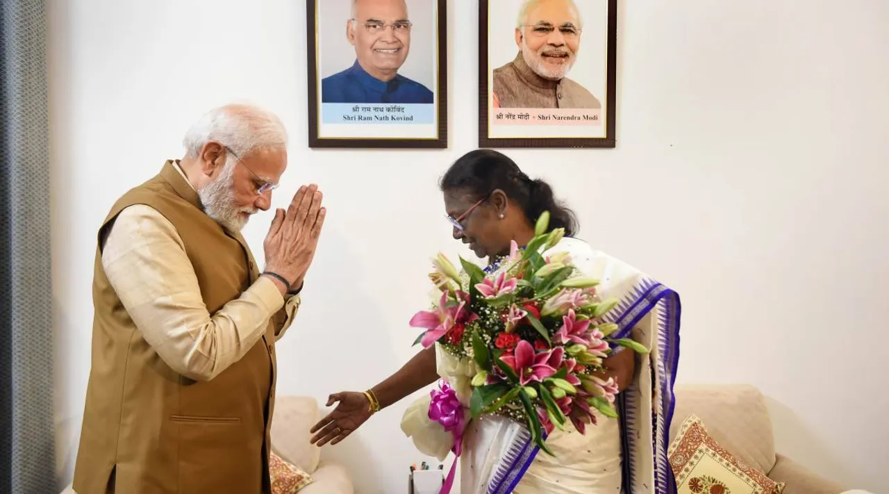 இந்தியாவின் முதல் பழங்குடி பெண் ஜனாதிபதி : திரௌபதி முர்முவுக்கு தலைவர்கள் வாழ்த்து