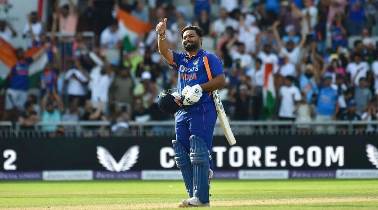 IND vs ENG 3rd odi: century for pant after reprieve from Jos Buttler at 18