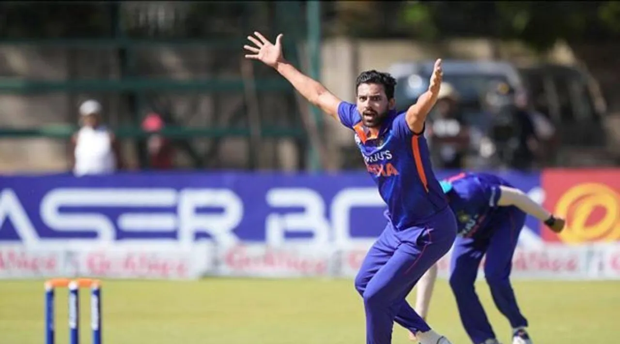 Deepak Chahar finds his rhythm in 1st ODI against Zimbabwe