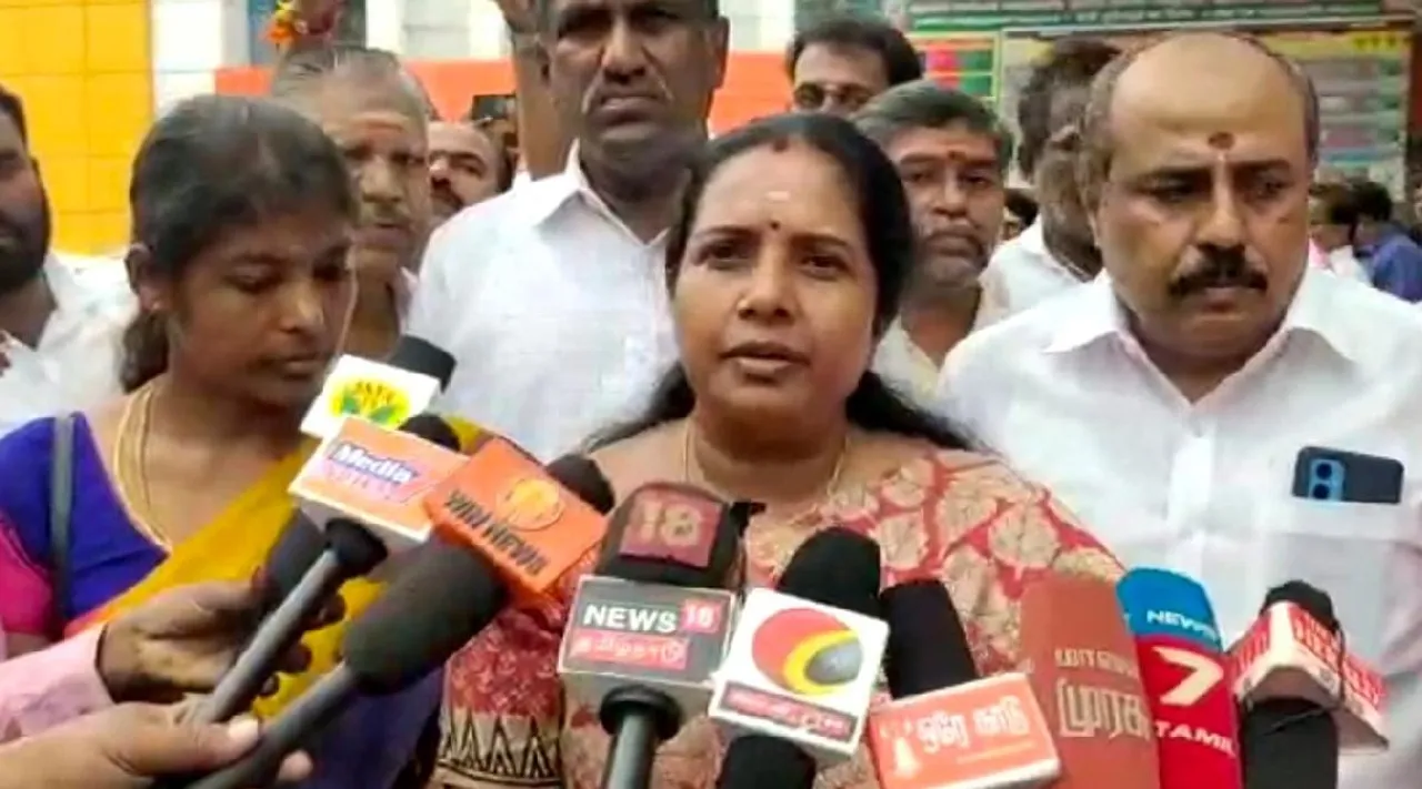 Coimbatore: Vanathi Srinivasan speaks about railway standing committee members T. R. Baalu