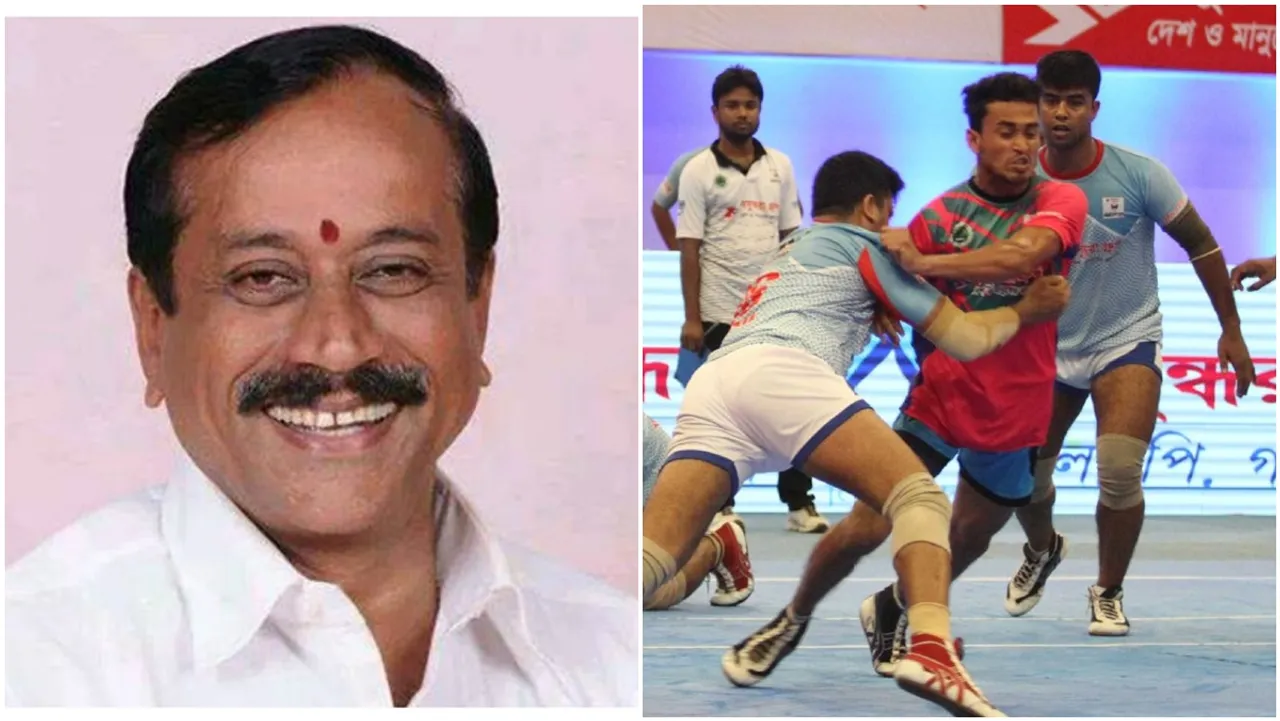 BJP senior leader H Raja played Kabadi in Pudhukottai