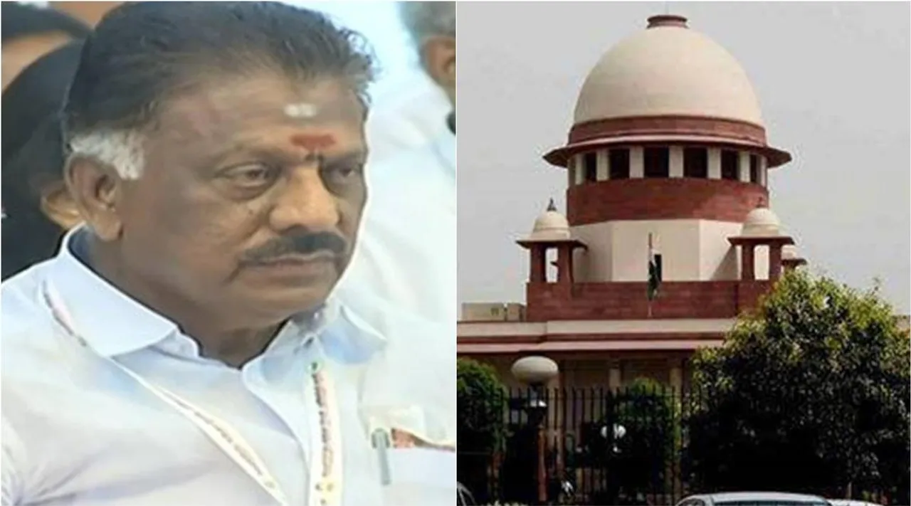 AIADMK office latchkey case OPS appeal dismissed in SC