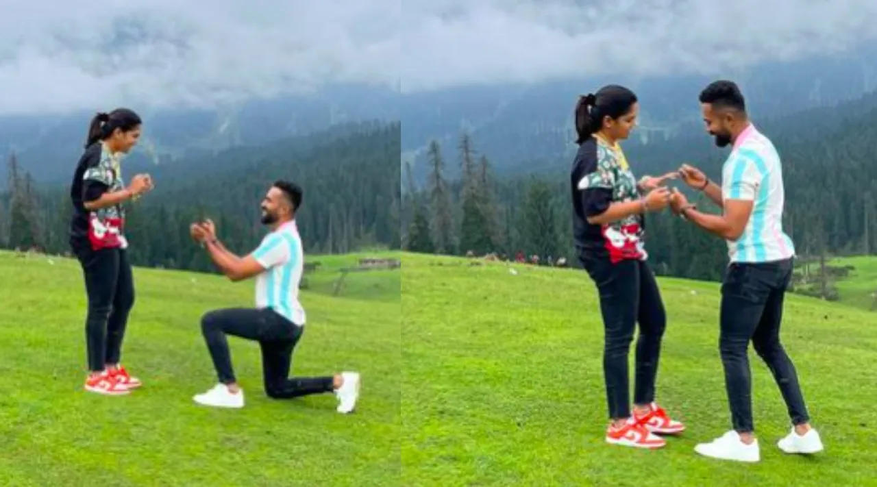 Indian Cricketer Veda Krishnamurthy Proposal Photos goes viral Tamil News