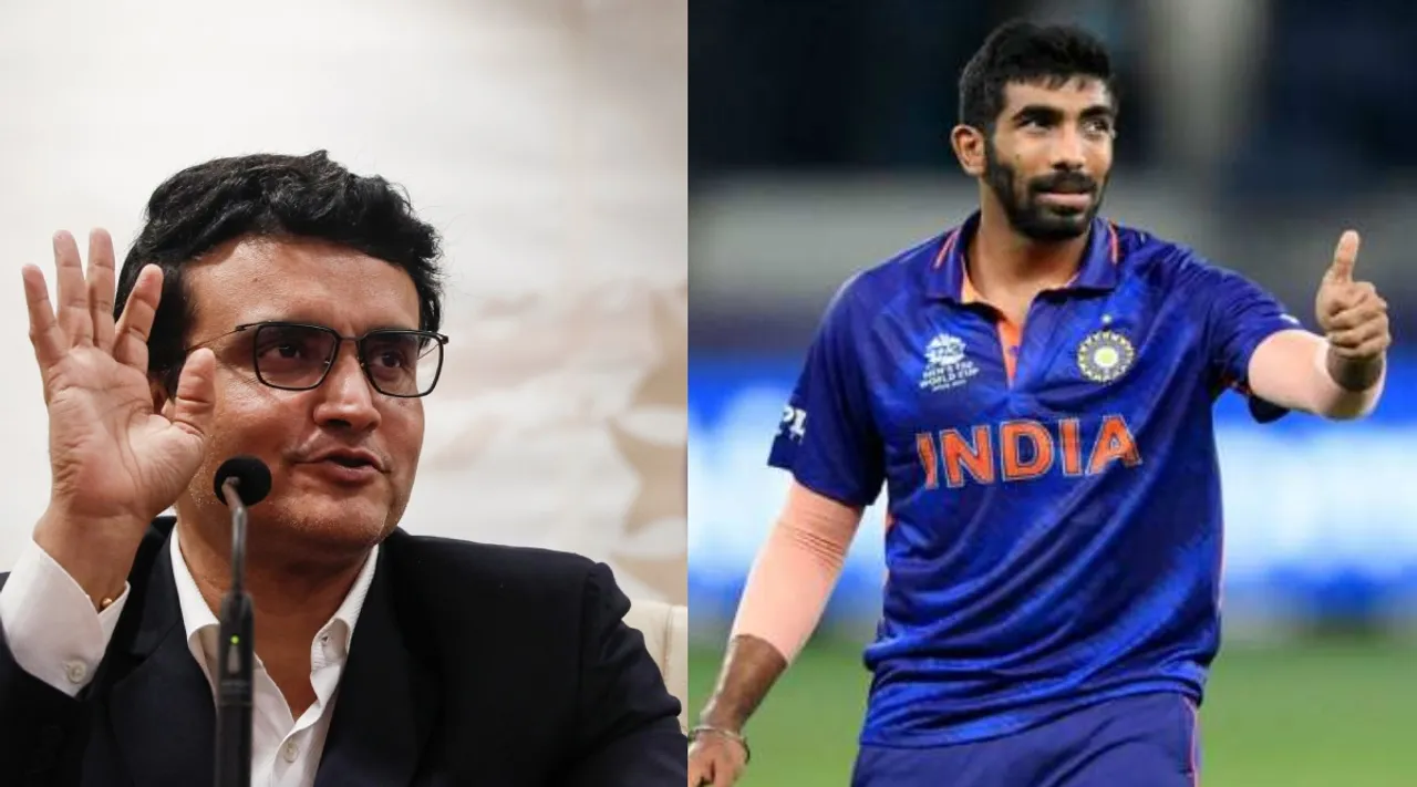 T20 World Cup; Ganguly on Bumrah's availability