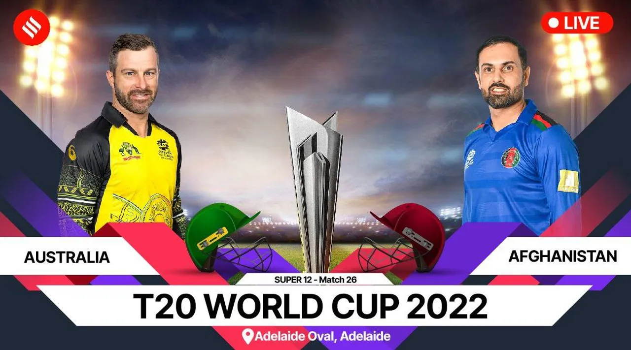 AUS vs AFG, T20 World Cup 2022 live score online in tamil