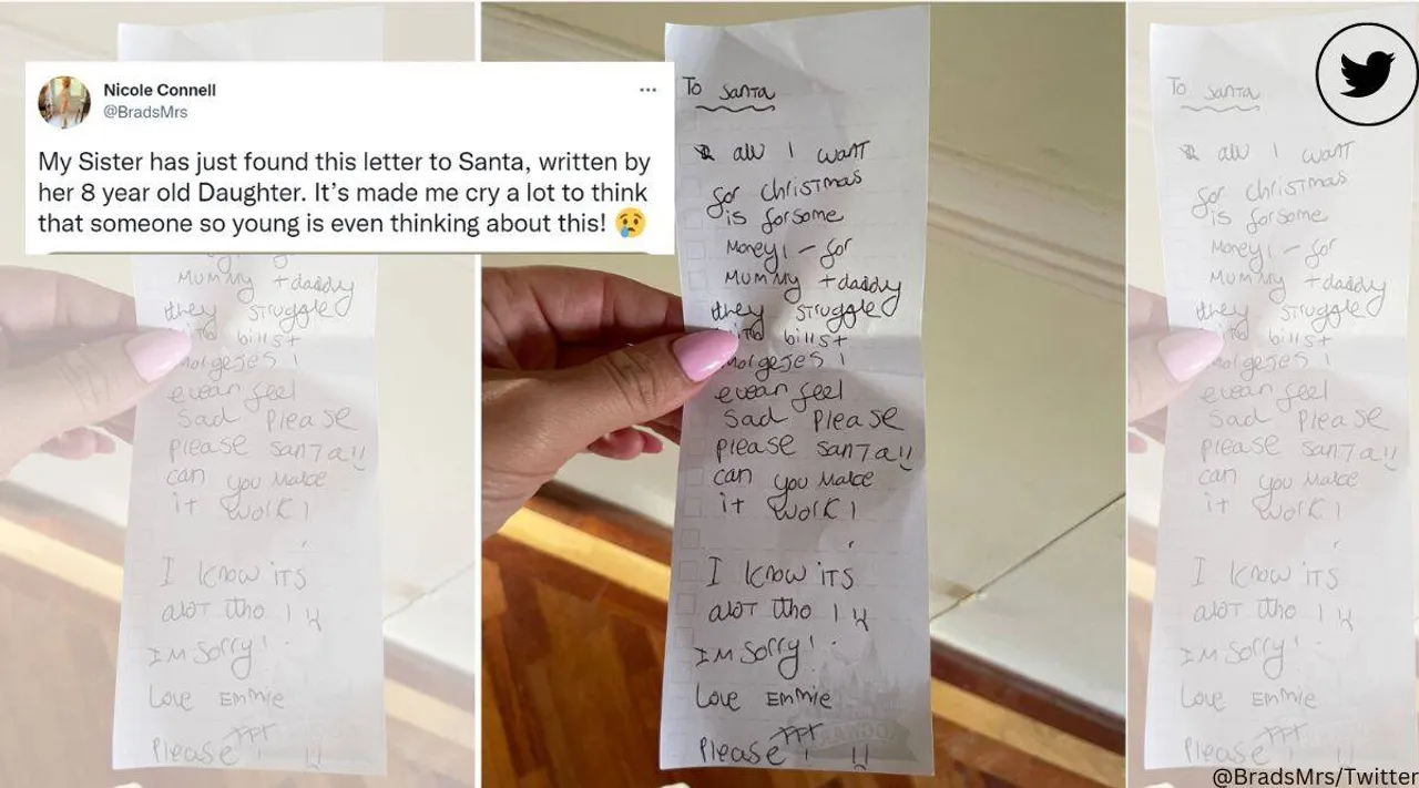 8-year-old girl’s letter to Santa Claus for Christmas
