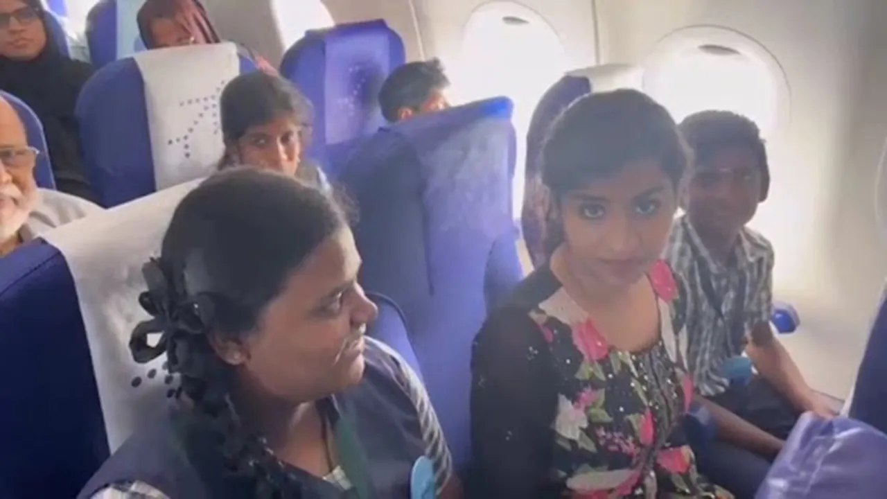 Cook with Komali Shivangi flight with government school girls