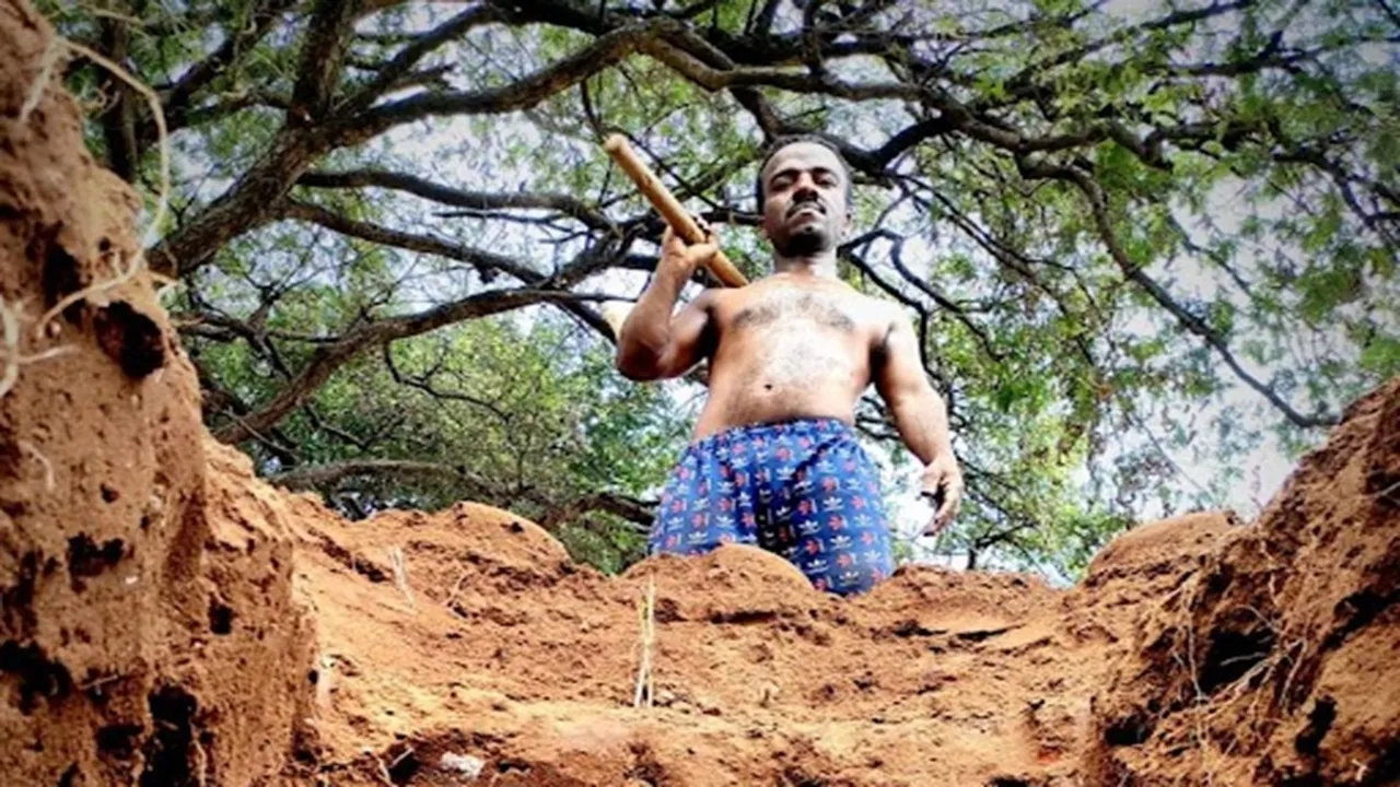 Life story of Bhadraswamy digging a grave