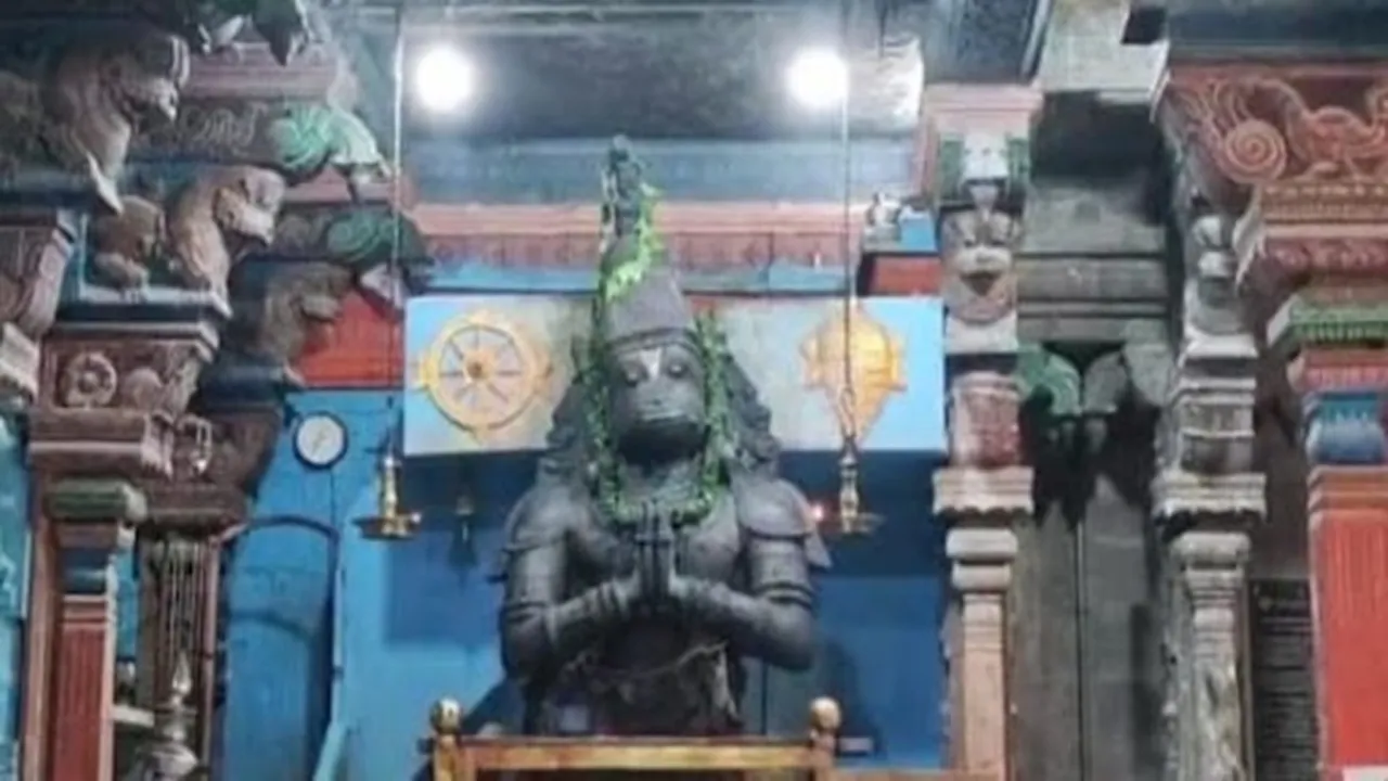 The work of making 108000 laddus is going on in Suchindram Thanumalayan temple