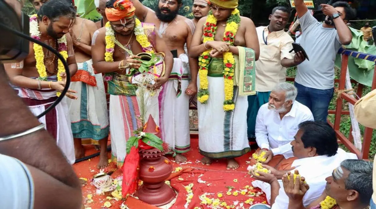rakkayi amman temple, tamilnadu, indian express, minister pk sekar babu, p murthy, madurai