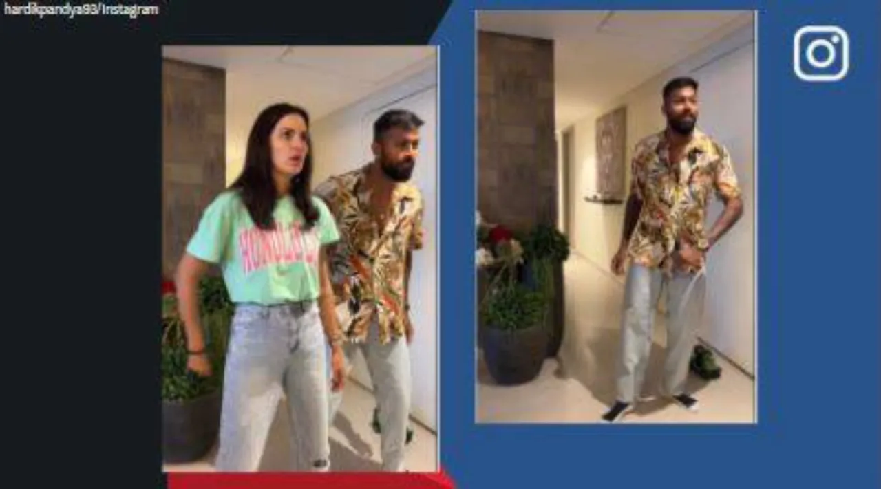 Watch video: Hardik Pandya learns to dance with Nataša Stanković Tamil News