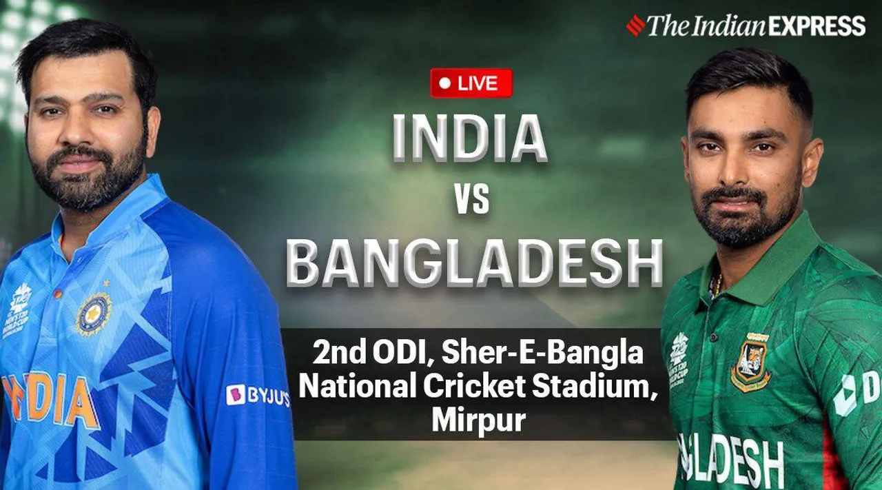IND VS BAN 2nd ODI Match 2022, live score updates in tamil