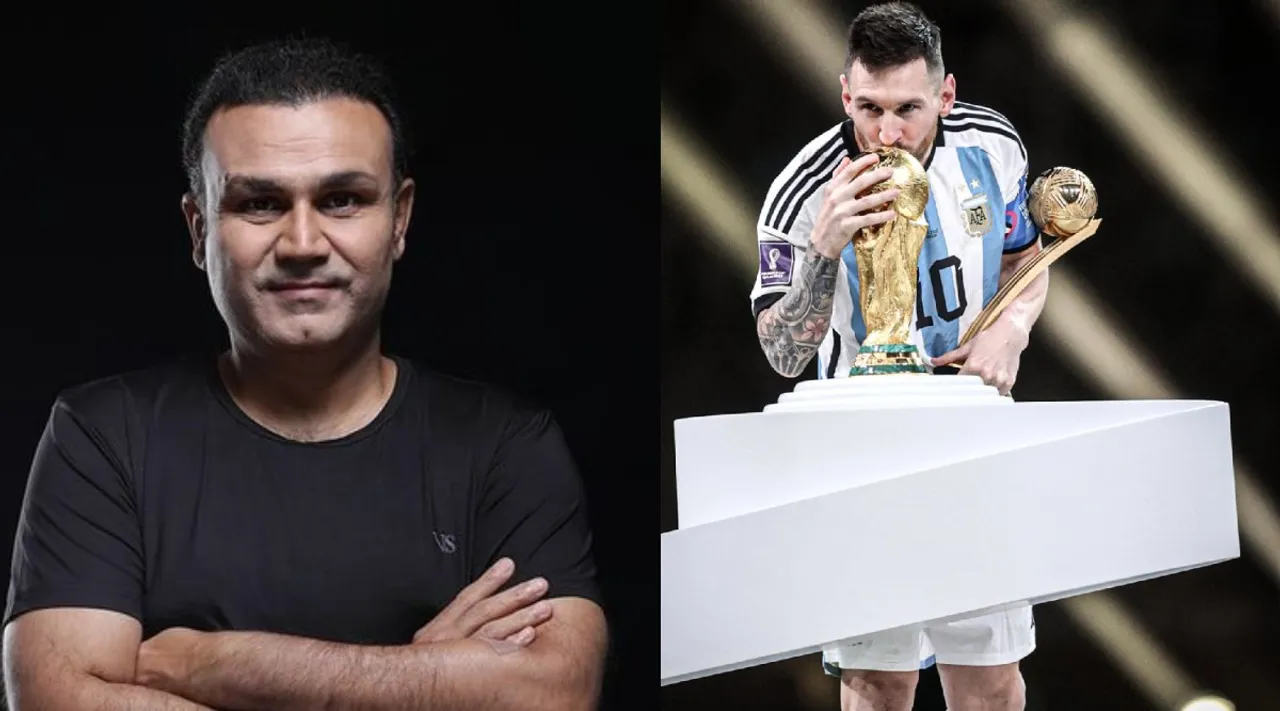 Virender Sehwag's 'sarkari naukri' meme on Argentina captain Lionel Messi Tamil News