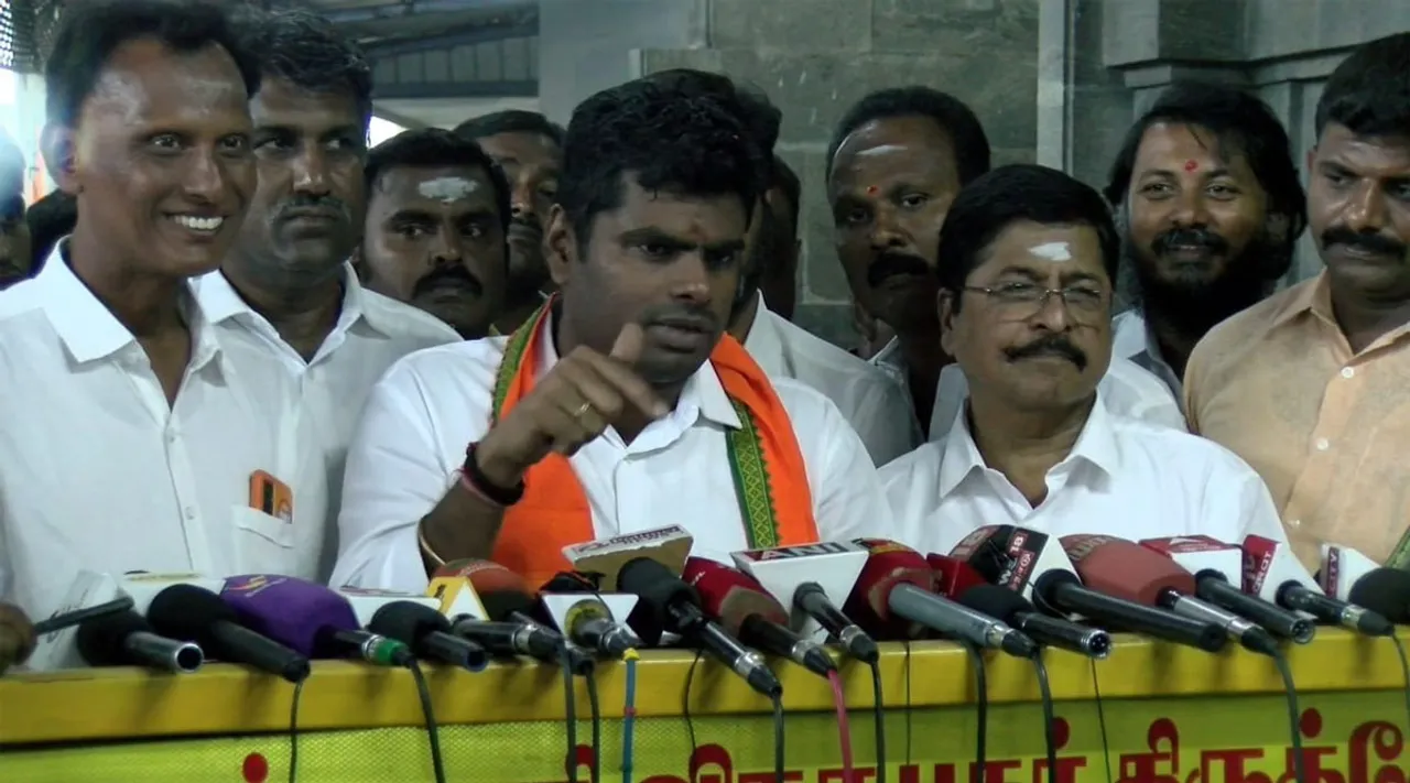 BJP state president Annamalai challenges the DMK government on the issue of North State workers