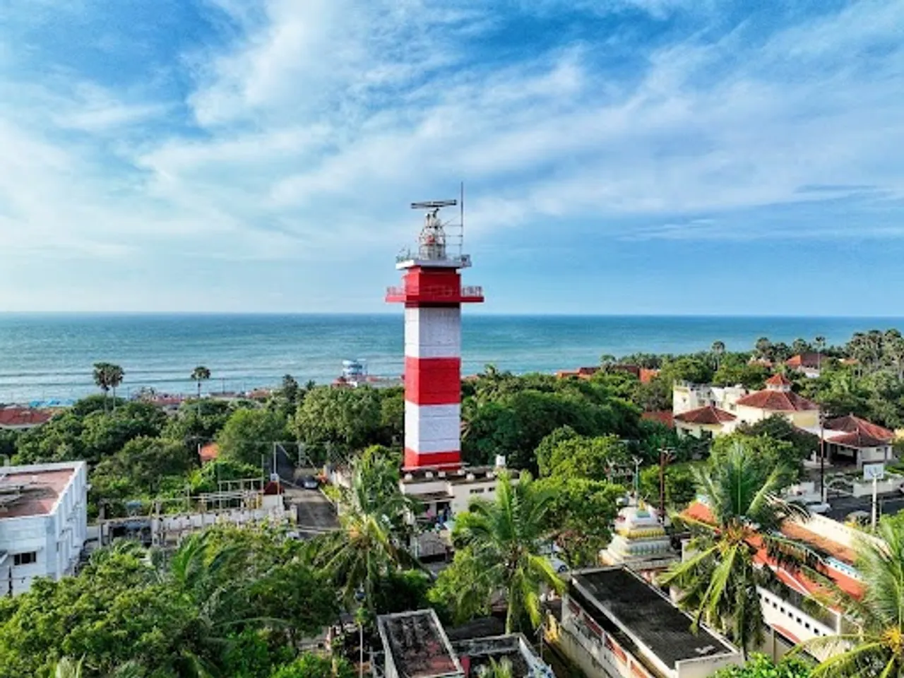 An elevator has been installed at Kanyakumari Lighthouse