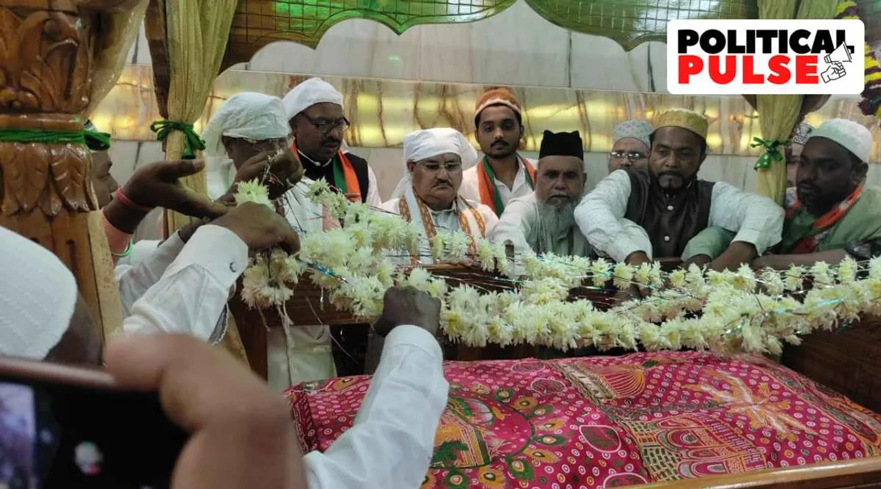 JP Naddas dargah detour Behind BJP playing down visit an attempt to not ruffle feathers of hardliners