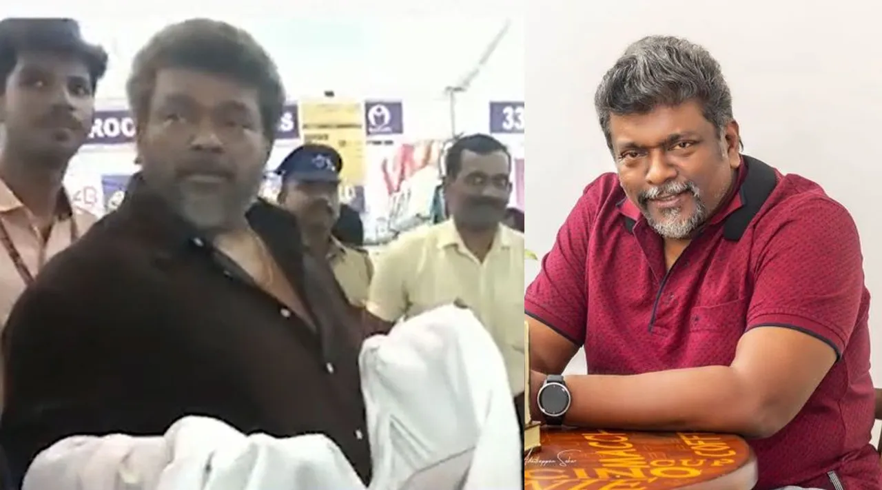 Actor Parthiban attended M K Stalins birthday rally