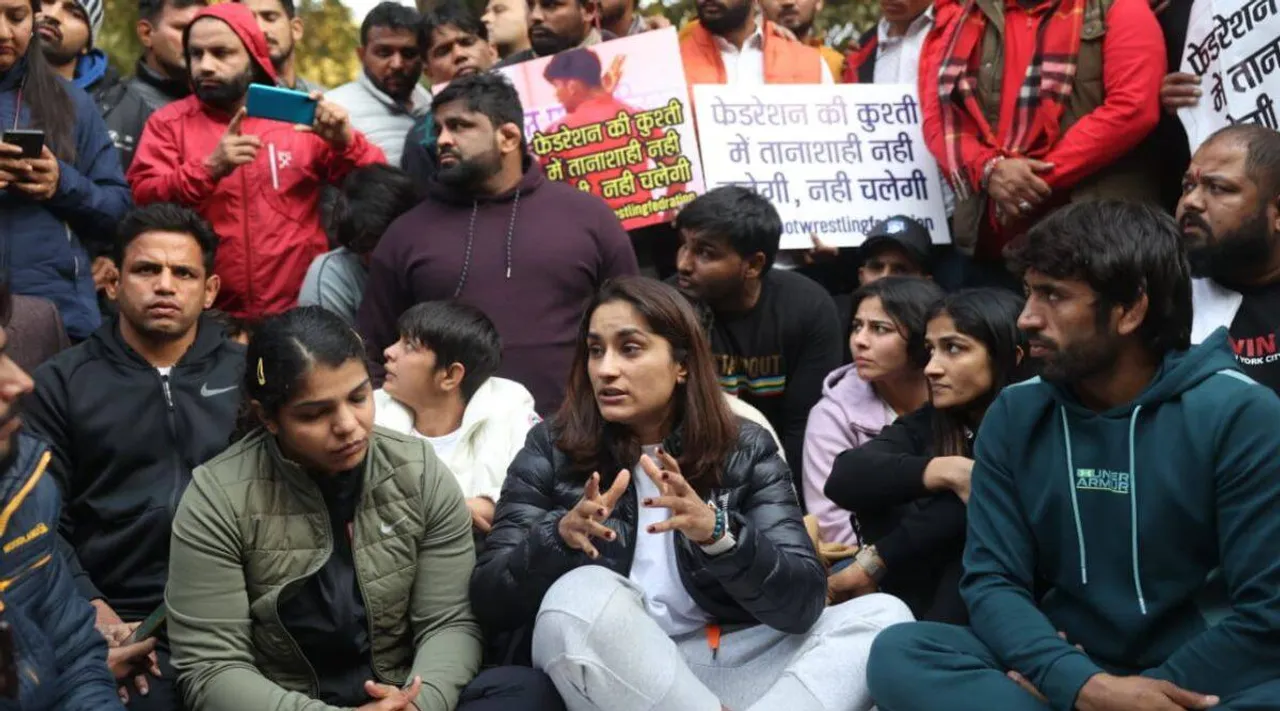 Indian wrestlers, Indian wrestlers protest, Top Indian wrestlers protest, இந்திய மல்யுத்த கூட்டமைப்பு தலைவர் மீது பாலியல் குற்றச்சாட்டு, மல்யுத்த வீரர்கள் போராட்டம், Indian wrestlers protest against WFI, Wrestling Federation of India