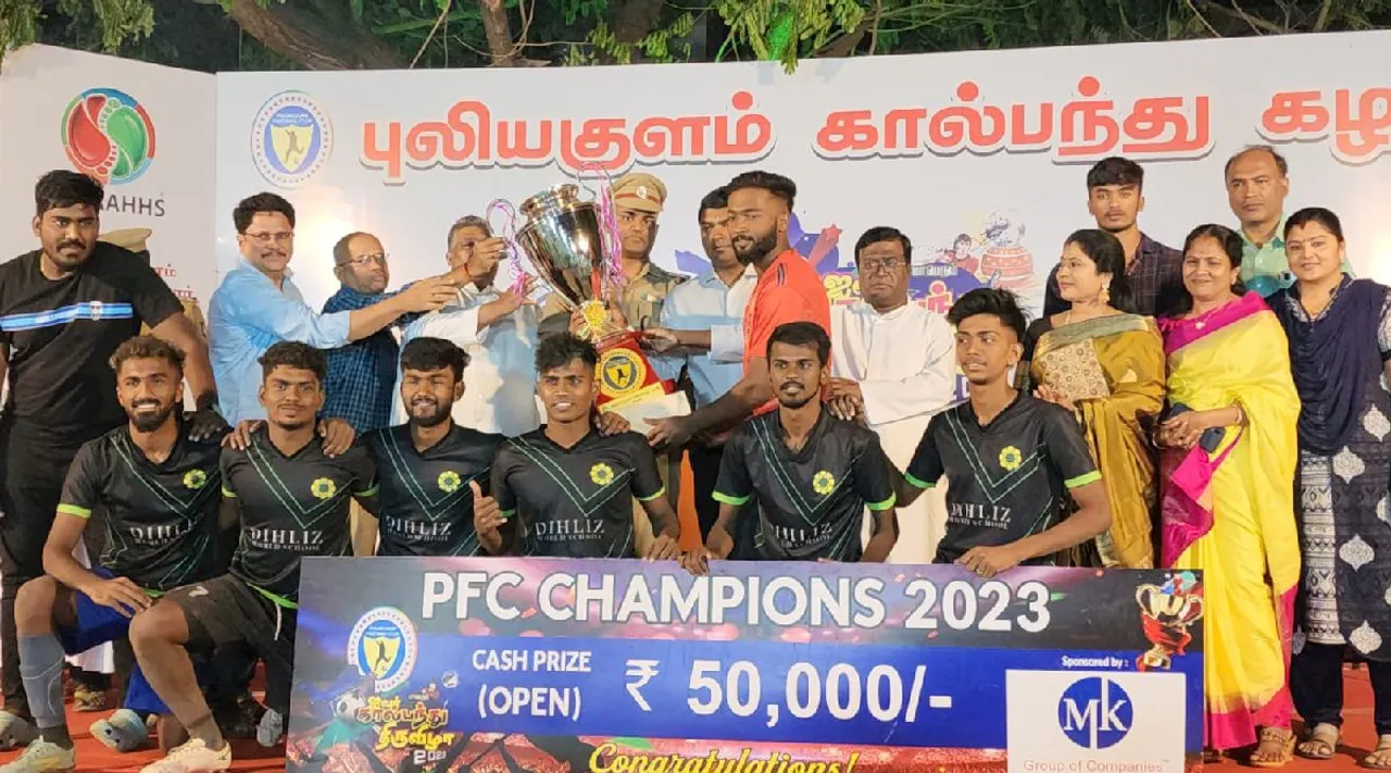 Coimbatore; Football tournament at Puliakulam on pongal festival tamil news