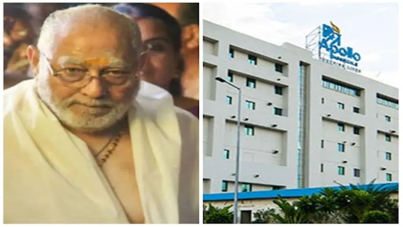 Prahlad Modi admitted to a private hospital in Chennai