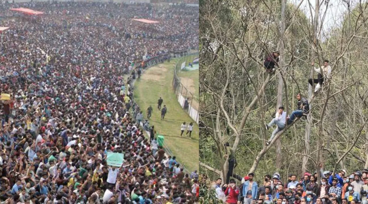 Cricket, NEP vs UAE: Fans climbed up trees as venue full house, viral pics Tamil News