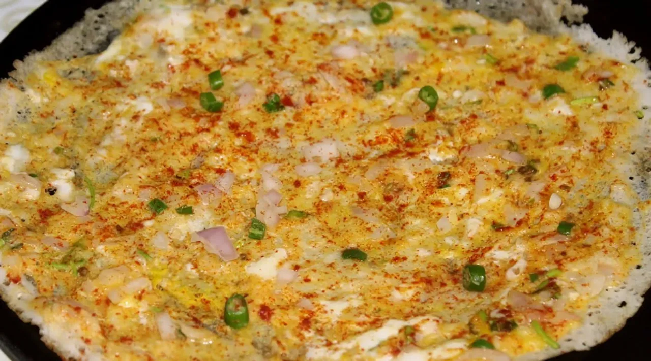 Egg masala dosa