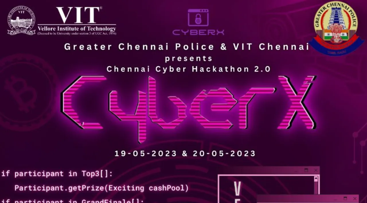 Cyber Hackathon 2.0; Chennai police VIT Chennai Tamil News