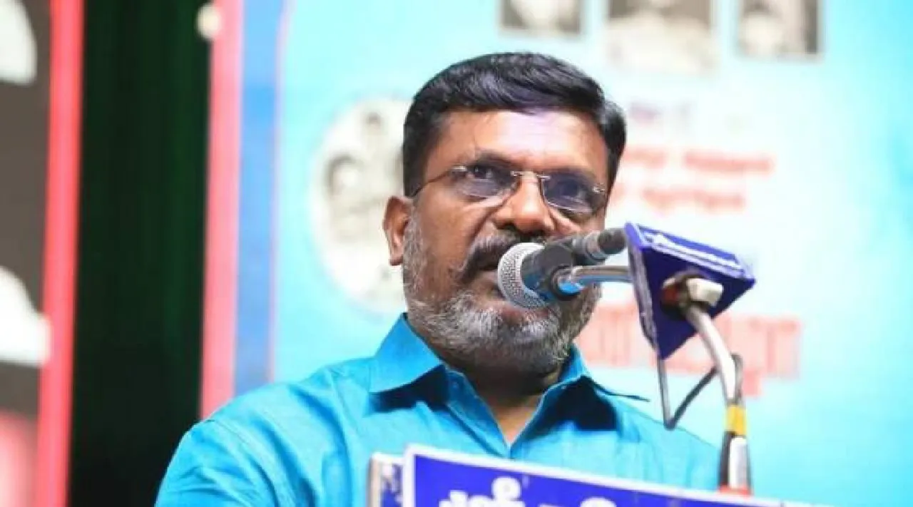 VCK leader Thol Thirumavalavan angry with media, press meet Tamil News