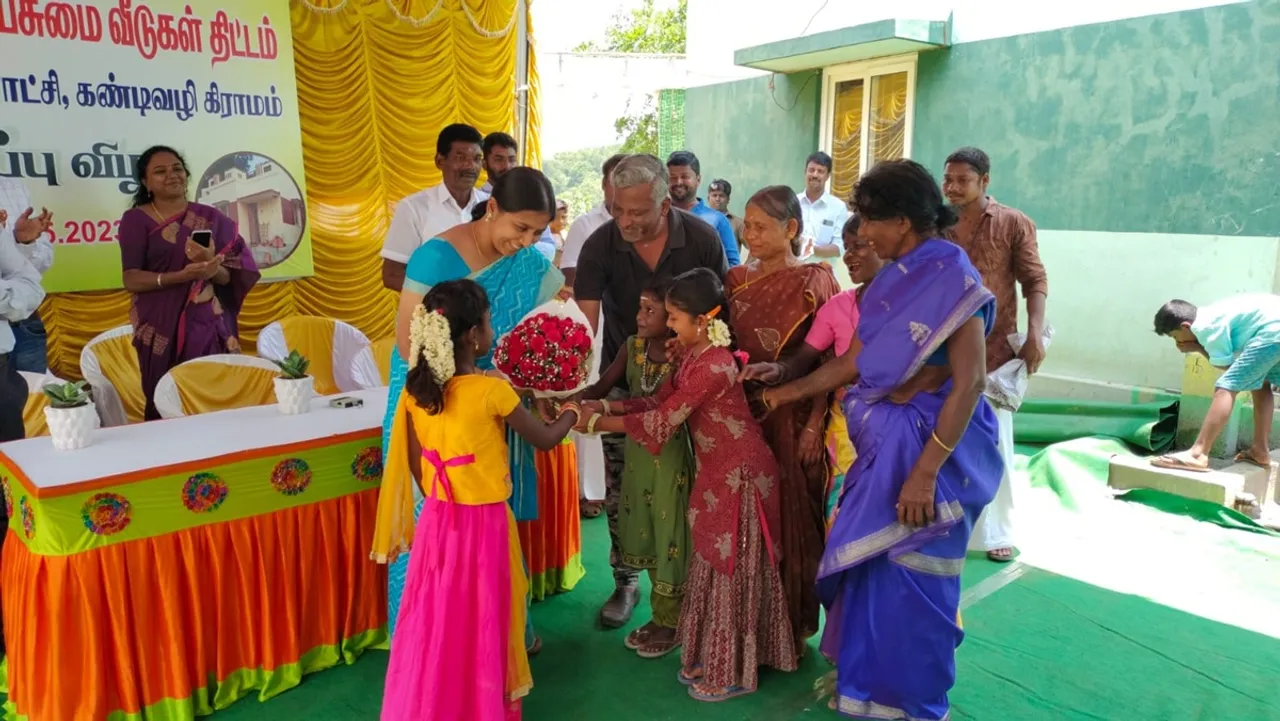 A house was built for the tribals near Coimbatore