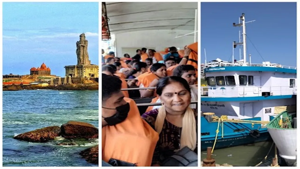 Taking selfies on the Kanyakumari boat is prohibited