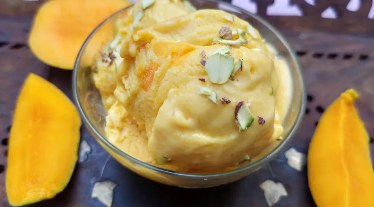 Mango ice cream