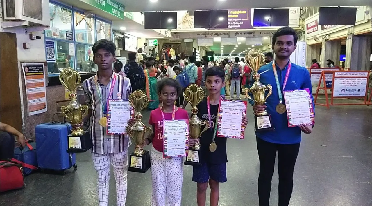 Dubai Yoga Championships: Coimbatore students win gold Tamil News