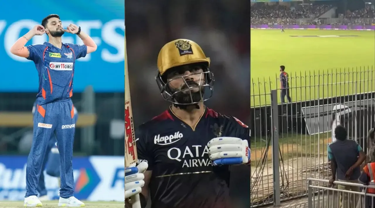 Video: Chennai fans Teases Naveen Ul Haq With 'Kohli Kohli' Chants during LSG vs MI clash Tamil News