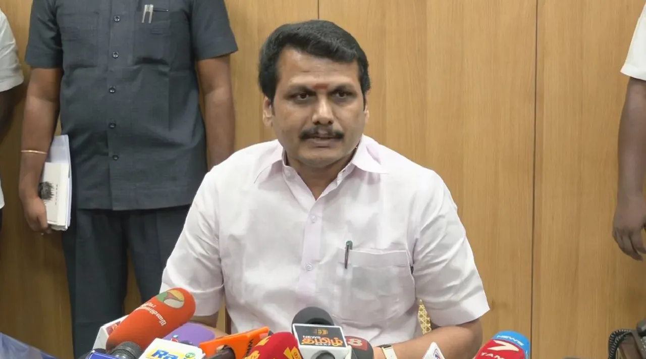 I-T searches at locations linked to TN minister Senthil Balaji; press meet Tamil News