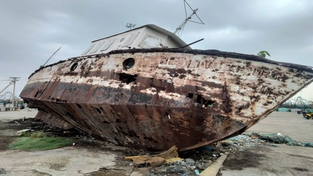 A Rusty Fishermans Safety Boat was removed from Chinna Muttam
