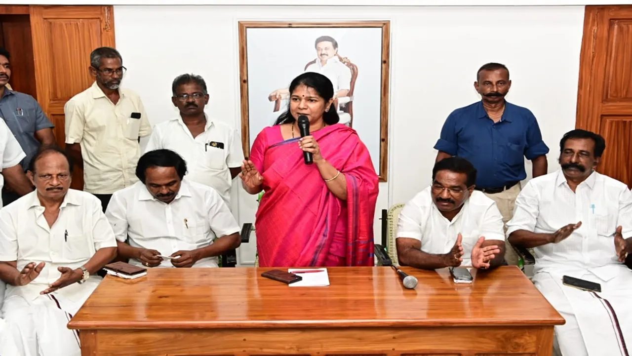 Kanimozhi said the central government did not take any action against the governor