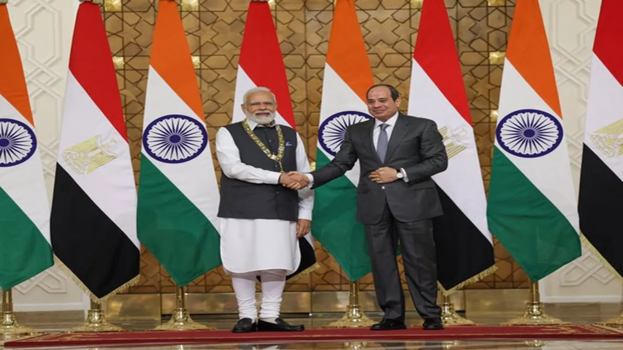 With Order of Nile strategic partnership agreement PM Modi concludes two-day visit