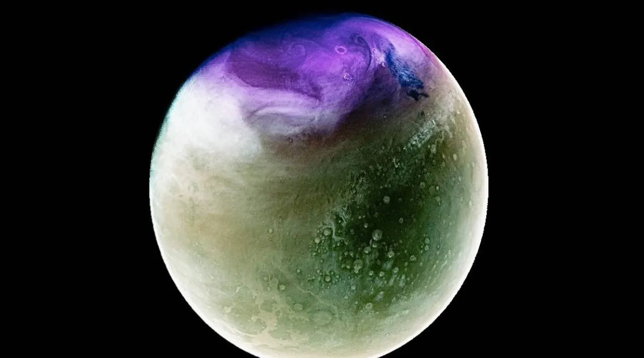 NASA Shares Stunning Ultraviolet Images Of Mars