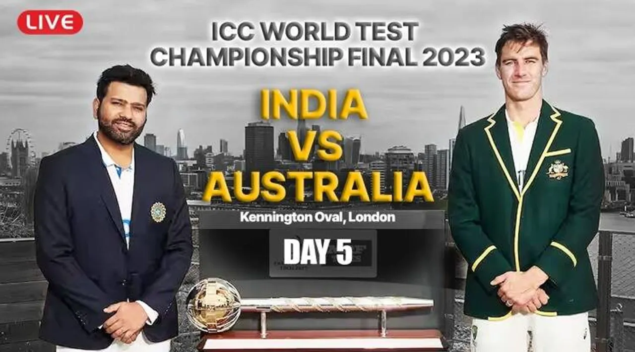 IND vs AUS Live Score | India vs Australia Live Score | WTC Final 2023 Live Score