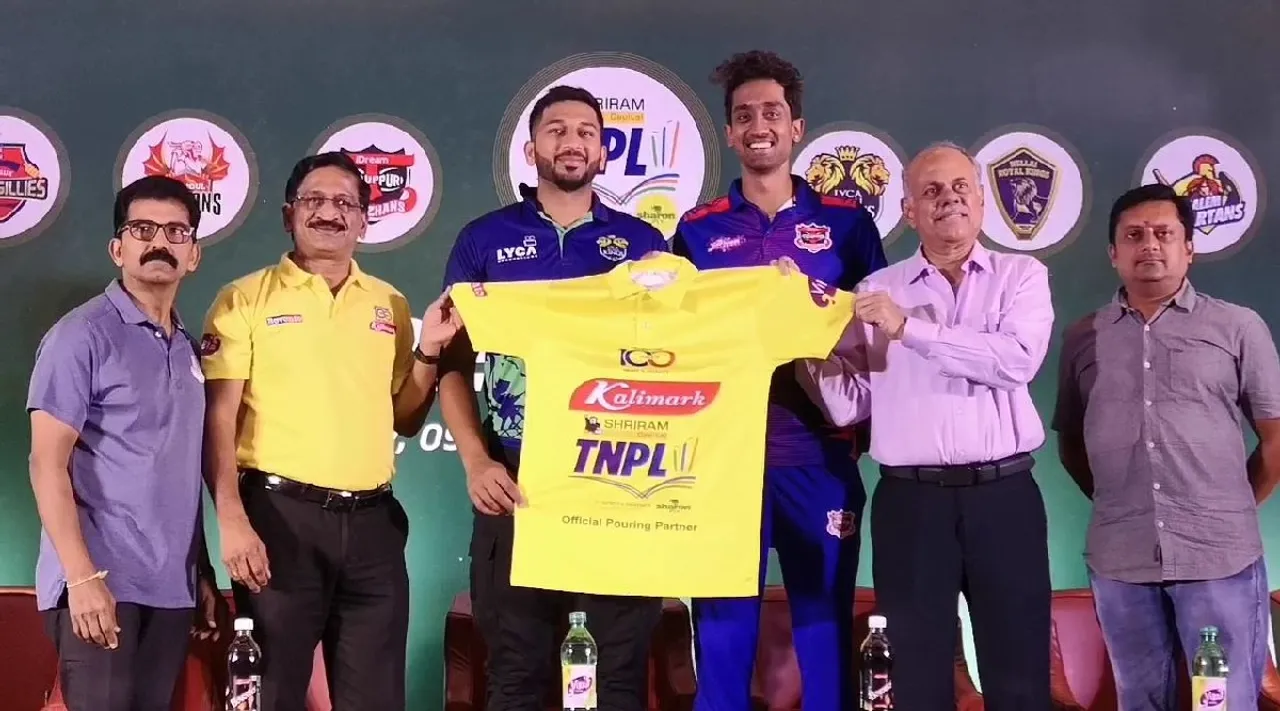 TNPL 2023: Shah Rukh Khan and Sai Kishore introduce official T-Shirt in Coimbatore Tamil News