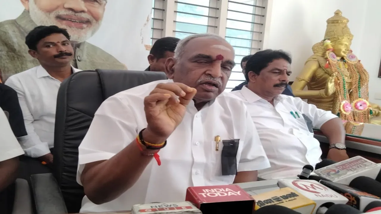 Pon Radhakrishnan condemns Stalins visit to Bengaluru