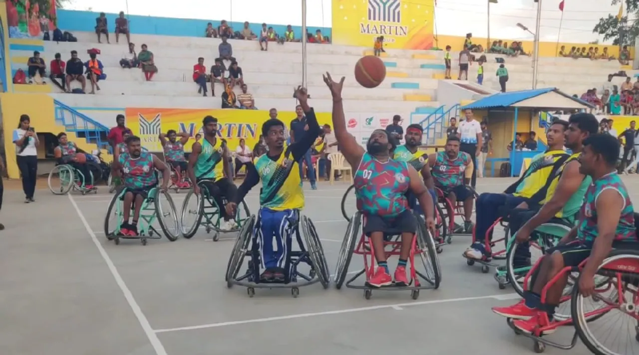 Coimbatore: Wheelchair Basketball match Tamil News