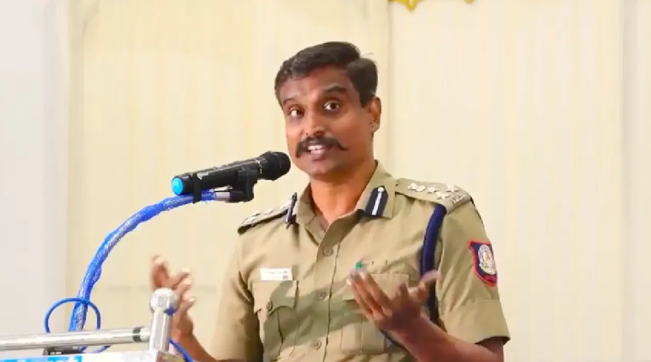 Watch video: DIG C Vijayakumar IPS last public speech before death Tamil News