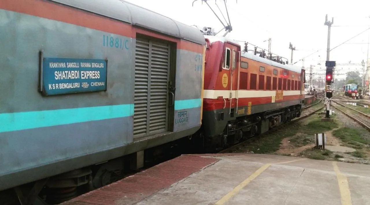 Chennai to Bengaluru Shatabdi Express halt at Jolarpet Tamil News