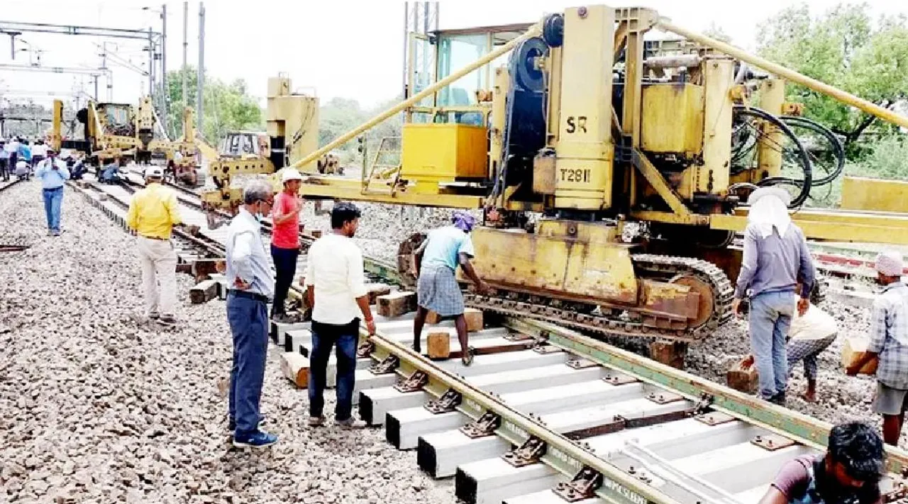 Southern Railway Trichy Division TRACK MAINTENANCE: train cancelled in Tamil