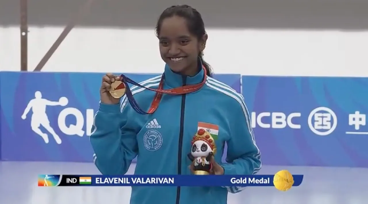 Elavenil Valarivan wins gold WUG chengdu 2021 Tamil News