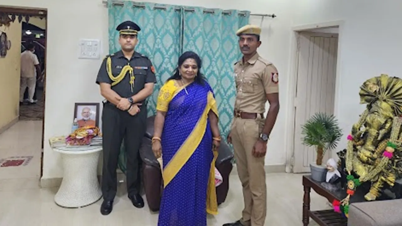 Tamil Nadu policeman who passed NEET exam